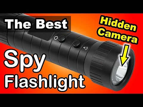 This Flashlight has a Secret Spy Camera Inside!