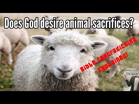 Does God desire animal sacrifices? - Bible Contradiction Explained!