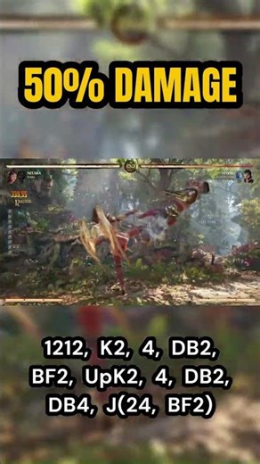 Nitara MK1 Meterless 50% Damage Combo!