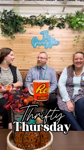 Meet our director, Cordell! “Why the Giving Tree?” Tune in as Cordell shares his heart for the Tree, his best thrift score, and what he’s looking forward too with our community. Don’t miss this Thrifty Thursday Q&A! 🎥 #ThriftyThursday #GivingTreeTopeka #ThriftFinds #NonprofitThrift | Giving Tree Topeka Non-Profit Donation Thrift Store