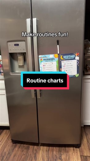 Magnetic Routine Charts for Kids: Fun Morning and Bedtime