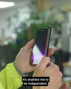 “There are many ways technology can help and support people with sight loss. It adds so much colour to the world that you didn't have before. It's just wonderful.” - Naomi, Vision Rehabilitation Specialist 📱 Meet some of our Technology Champions and the people they support, who share how assistive technology can provide more choice and independence to people with a vision impairment: https://bit.ly/44F5wA5 [Visual description: Video shows members of the Guide Dogs team, and two service users, e