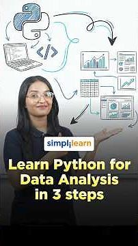 Learn Python For Data Analytics In 3 Steps | Python Data Analytics Tutorial | #Shorts | #Simplilearn