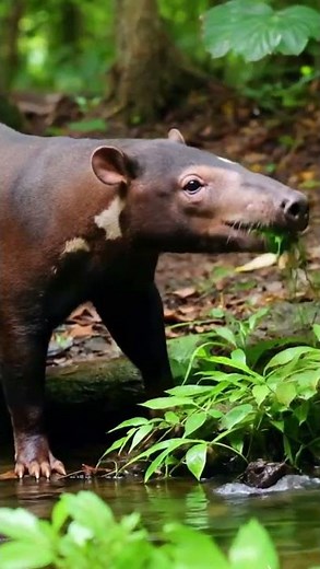 Baird's Tapir #Wildlife #WildlifeDocumentary