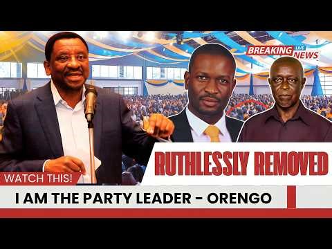 🚨 ODM EXPLODES! Orengo DECLARES Himself Party Leader — Oburu Camp in TOTAL PANIC 😳🔥 | Lee Makwiny