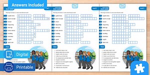 Fun Back to School Word Jumble Puzzle Pack