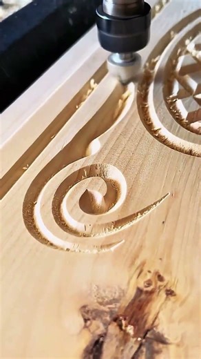 Process of Carving Wood Boards Easily Using Modern Advanced Machines #Shorts