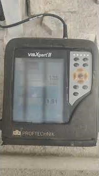 Take the data vibration Analysis with vibexpert II Mill fan