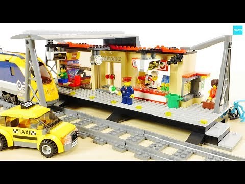 LEGO City Trains Train Station 60050 Build & Review