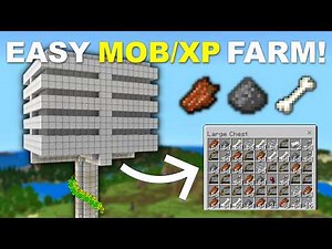 Easy All Mob & XP Farm For Minecraft 1.21 Bedrock & PE!