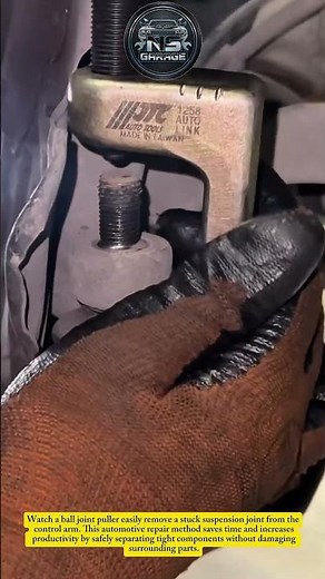 Ball Joint Removal Tool in Action | Fast Car Suspension Repair