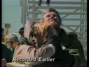 raw uncut footage of spectators reacting in real time to 1986 NASA Challenger explosion