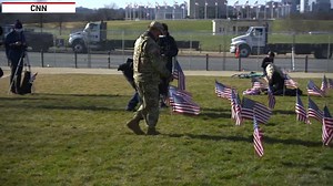 13K views · 203 reactions | Watch as people grab flags from the National Mall that honored the Biden-Harris Inauguration. | The National Desk - TND | Facebook