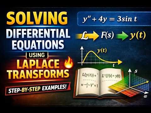 Solve ODEs Easily Using Laplace Transforms | Complete Tutorial | Engineering | BSc | MSc Mathematics