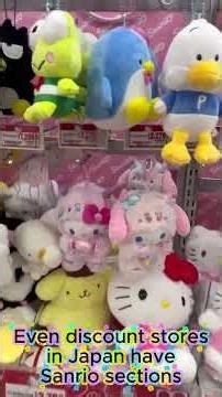 A Sanrio section inside Don Quijote in Japan 🎀🇯🇵