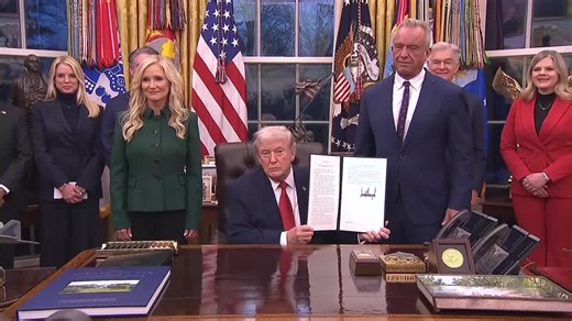 President Trump signed an executive order launching what he called the ‘Great American Recovery Initiative,’ a federal effort to combat drug addiction and substance abuse. | Reuters