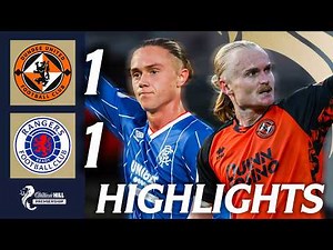 Dundee United 1-1 Rangers | HIGHLIGHTS | William Hill Premiership