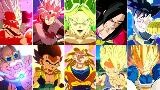 【4K60帧】《七龙珠：电光炸裂！ZERO》全角色超必杀技和全变身 | 英文版 | 作者：Gamer's Little Playground