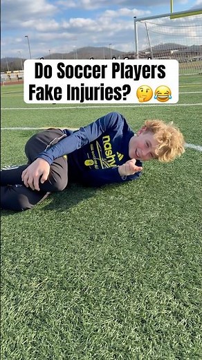 Do Soccer Players Fake Injuries? 🧐😂 #soccershorts #soccerplayer #soccerlife #footballer