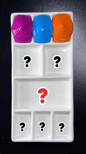 🩷🩵🧡Create 6 colors just from beautiful colors #colornood #mixingcolors #shots