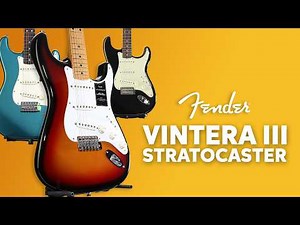 Fender Vintera III Stratocaster Demo