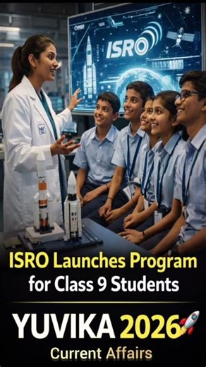 ISRO YUVIKA 2026 MCQs | ISRO Young Scientist Program | Latest Current Affairs GK 2026 #shortsfeed