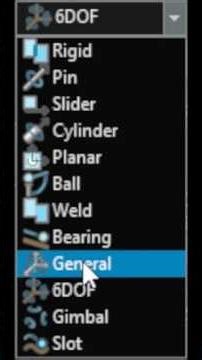 How to Use a General Connection in Creo | Remove Rotation from a 6DOF Mechanism #creo #mechanism