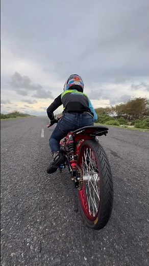 drag bike setting sleep engine 200cc karbu