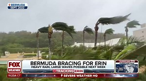 Heavy rain, large waves possible for Bermuda as Hurricane Erin passes through Caribbean | Latest Weather Clips | FOX Weather
