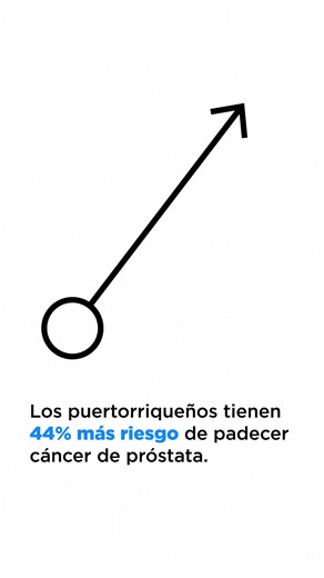 44% ¡Los puertorriqueños están en más riesgo! El cáncer de próstata puede no presentar síntomas en su etapa inicial. Si tienes más de 40 años, haz cita con tu médico y no le tengas miedo a salva tu vida. Hazte la prueba. Visita noletengasmiedo.com | Alivia Health