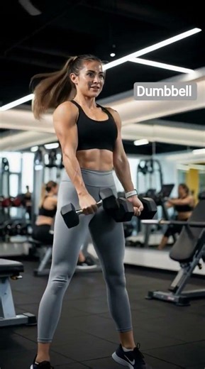 Dumbbell Goblet Squat Bicep Curl Exercise #gym #exercise #yoga # #diet #healthy body #yog #fit #look