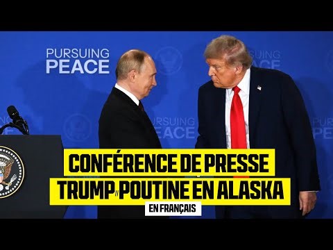 Joint press conference of the President of Russia and the President of the United States in French.