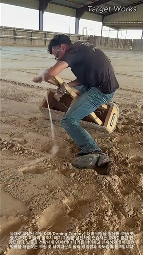 눈보다 빠른 손놀림! 3초 만에 밧줄 착착 묶어버리는 로데오 기술 #work #skills #process #roping #lasso