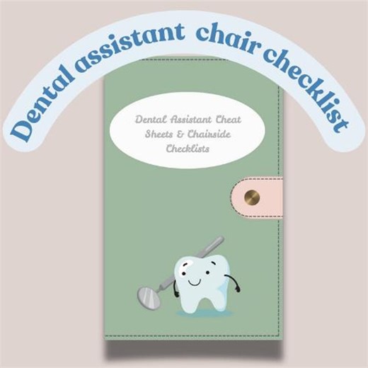 Dental Assistant Cheat Sheets & Chairside Checklists – Printable + Digital PDF - Etsy Australia