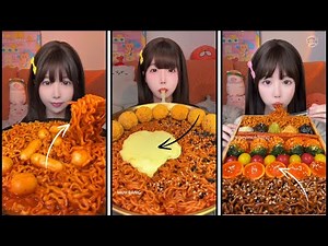 ASMR Eating Food Compilation | Spicy Ramen | Part 2