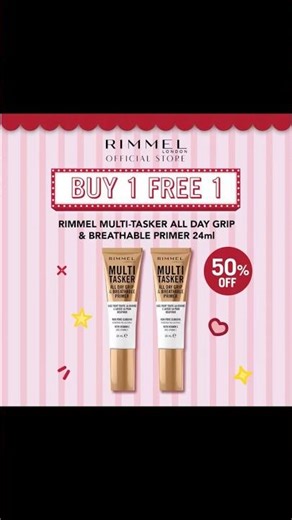 ￼ ￼Rimmel Multi-Tasker All Day Grip & Breathable Primer / Mist & Setting Spray 100ml #shopeeytdeals