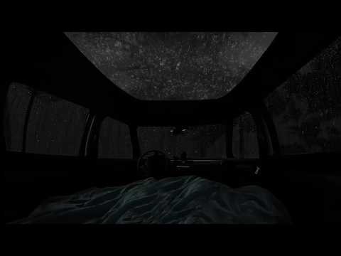 Relaxing Heavy Rain And Thunder On Car Window _ Fall Asleep Fast, Deep Sleep, Total Relaxation🌧️😴