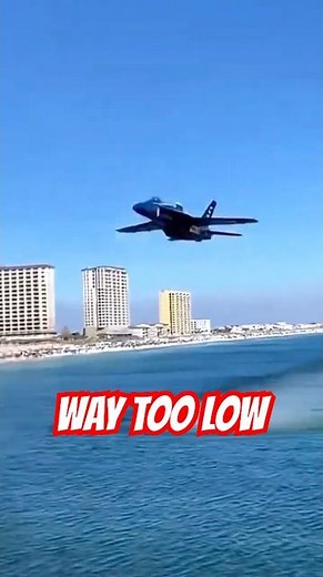 Blue Angel F-18 FLIES WAY Too Low at Beach Show — Sends Tents Flying! #AirshowFails #F18BuzzPass