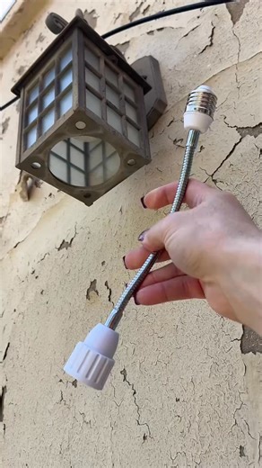 UIOUIOP Outlet Light Socket Adapter to plug in anything to a light socket where you don’t have one ! This will eliminate the door being cracked open with the risk of damaging the extension cord and letting flys in ! Game changer for me! #outletadapter #l | Tiffany ART Makeup