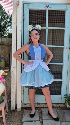 Cinderella Costume Apron With Tutu for Women Disneybound Princess Dress up Kitchen Apron Party Hostess Outfit Halloween Running Costume - Etsy