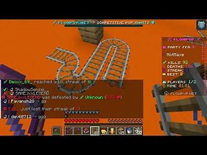 I Love This Gamemode In Mincraft FlowPVP Server Cart PVP ^_^