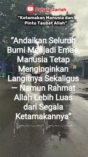 “Ketamakan Manusia dan Pintu Taubat Allah”#shorts #riyadhusshalihin #hadistnabi