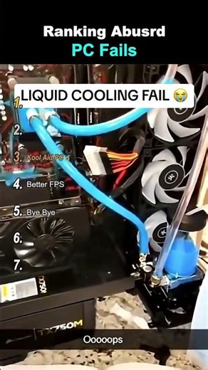 When Your PC Build Goes HORRIBLY Wrong 💀🔧 #techfails #fail #pcgaming