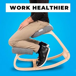 3.6K reactions · 456 shares | Ergonomic Wooden Chair for Comfort Sitting ☺️ ⠀ ● Best choice to work in front of the Computer ● Premium Wooden Materials ● 3 - 7 Days Delivery to Singapore & Hong Kong ⠀ Shop Now at  www.vilno.co/products/nobel-kneeling-chair-asia | VILNO - Home | Facebook