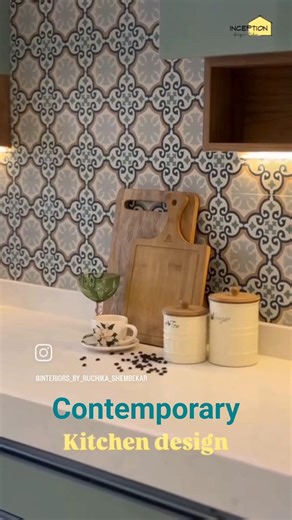 Sleek Contemporary Kitchen | Compact 2BHK #modernkitchen #contemporarykitchen #sleekkitchen