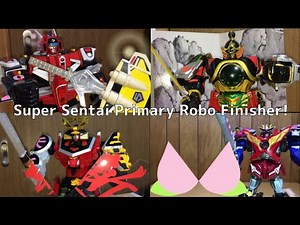 スーパー戦隊1号ロボ必殺技！バトルフィーバーJ→ブンブンジャー/Super Sentai Primary Robo Finisher(BattleFeverJ-Boonboomger)