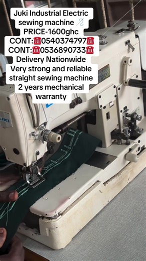 Juki Industrial Electric Sewing Machine for Sale