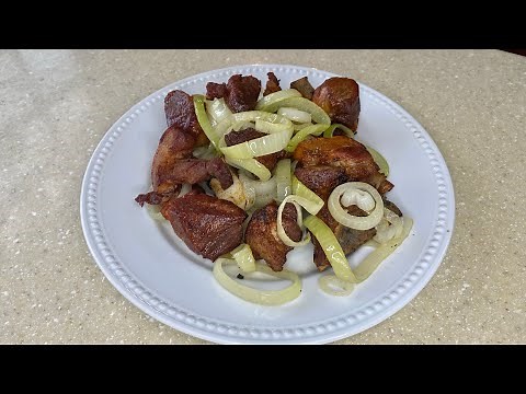 Fried Meat with Onions