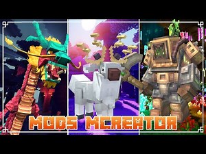 TOP MELHORES MODS FEITOS NO MCREATOR [JAVA,PC,FORGE,FABRIC]