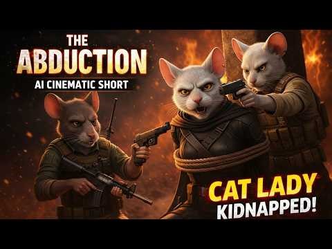 Mouse Gang Kidnaps Cat Lady | Action Rescue Story